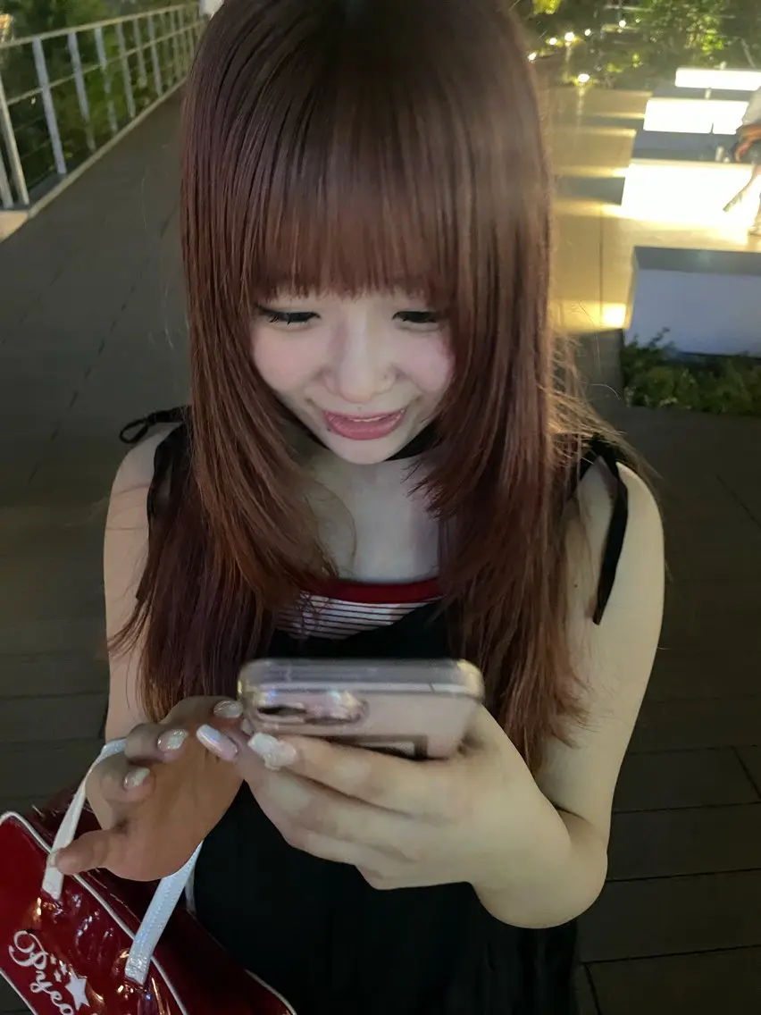 ロング カット ヘアカラー 🎀抜け感ナチュラル 🎵asuna🪽のヘアスタイル