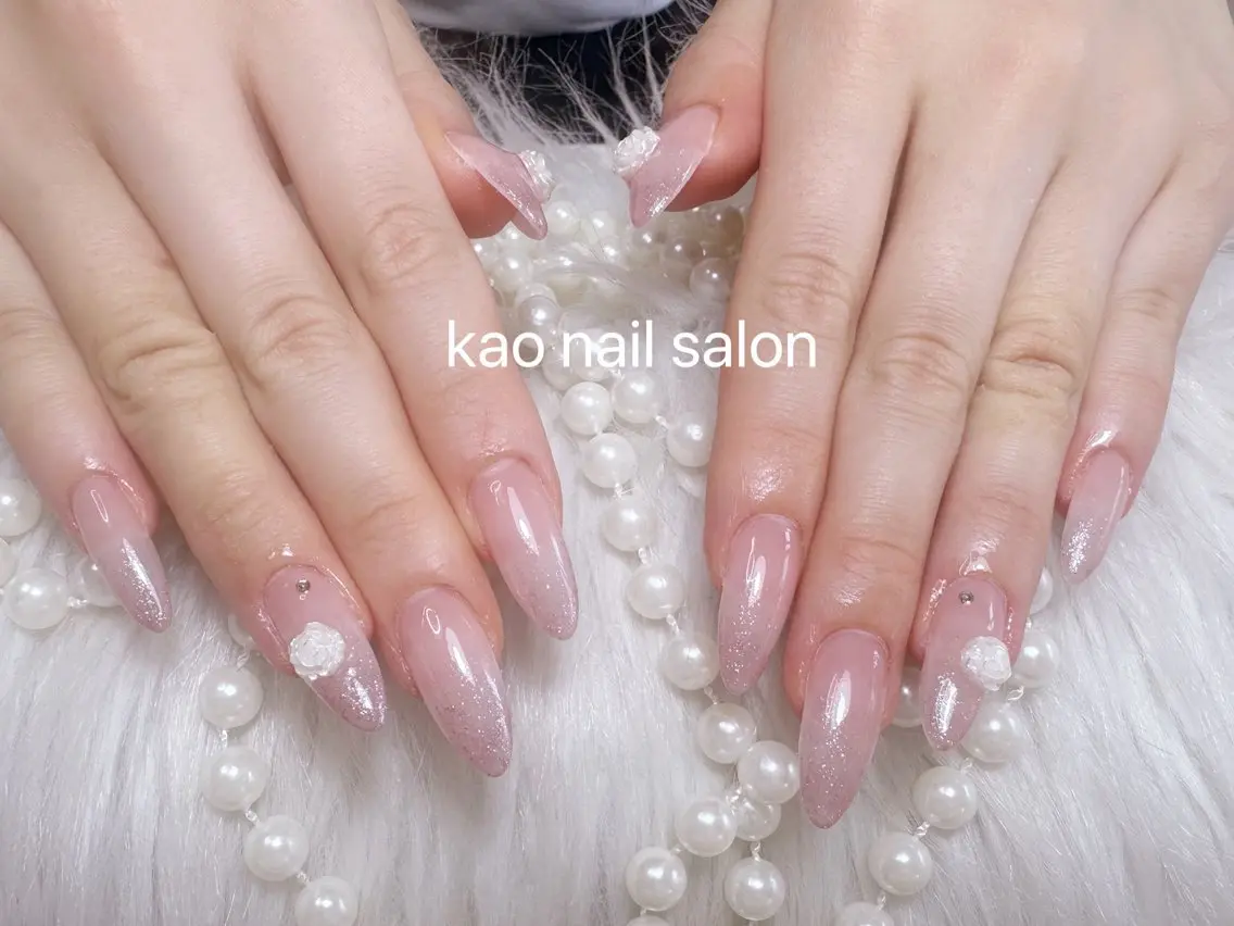 ネイル ハンドネイル kao nail マグネット/長さだしのネイルデザイン