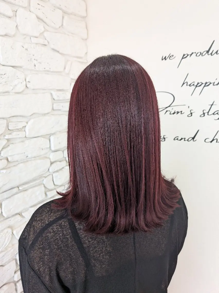 カラー 小田井 あすかのヘアスタイル