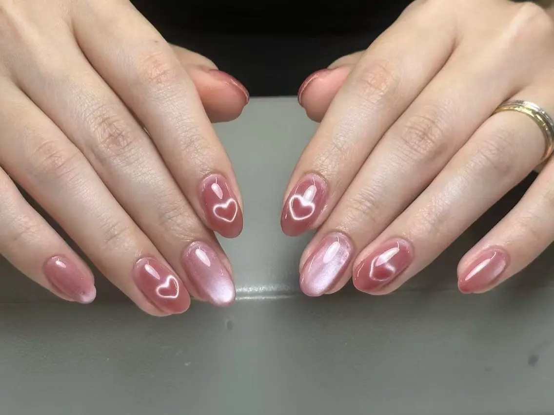 ネイル フットネイル ジェルネイル 韓国ネイル マグネットネイル 持ち込み ハンドネイル Nude nailstudioのネイルデザイン