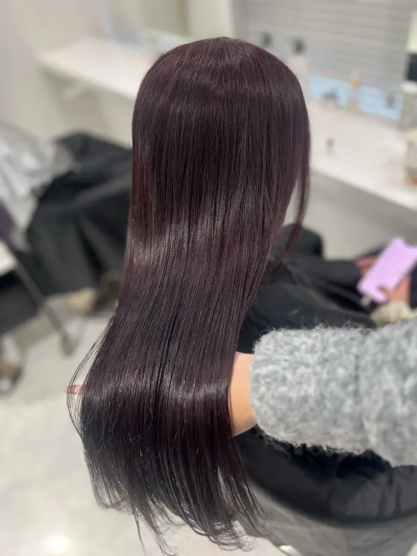 ロング カラー ブリーチ ダブルカラー ラベンダーカラー ブリーチなしカラー ヘアカラー トリートメント ブリーチなし特化 美容師💖SAE💖のヘアスタイル