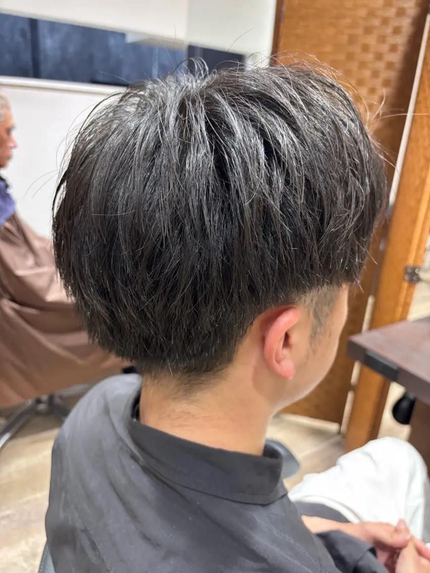 メンズカット＋シャンプーの写真