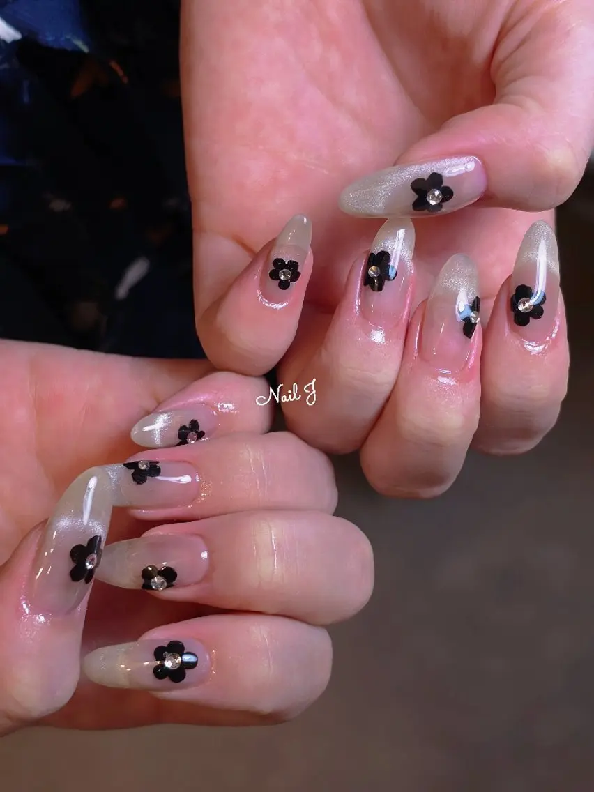 ネイル 韓国ネイル 夏ネイル ハンドネイル Nail Jのネイルデザイン