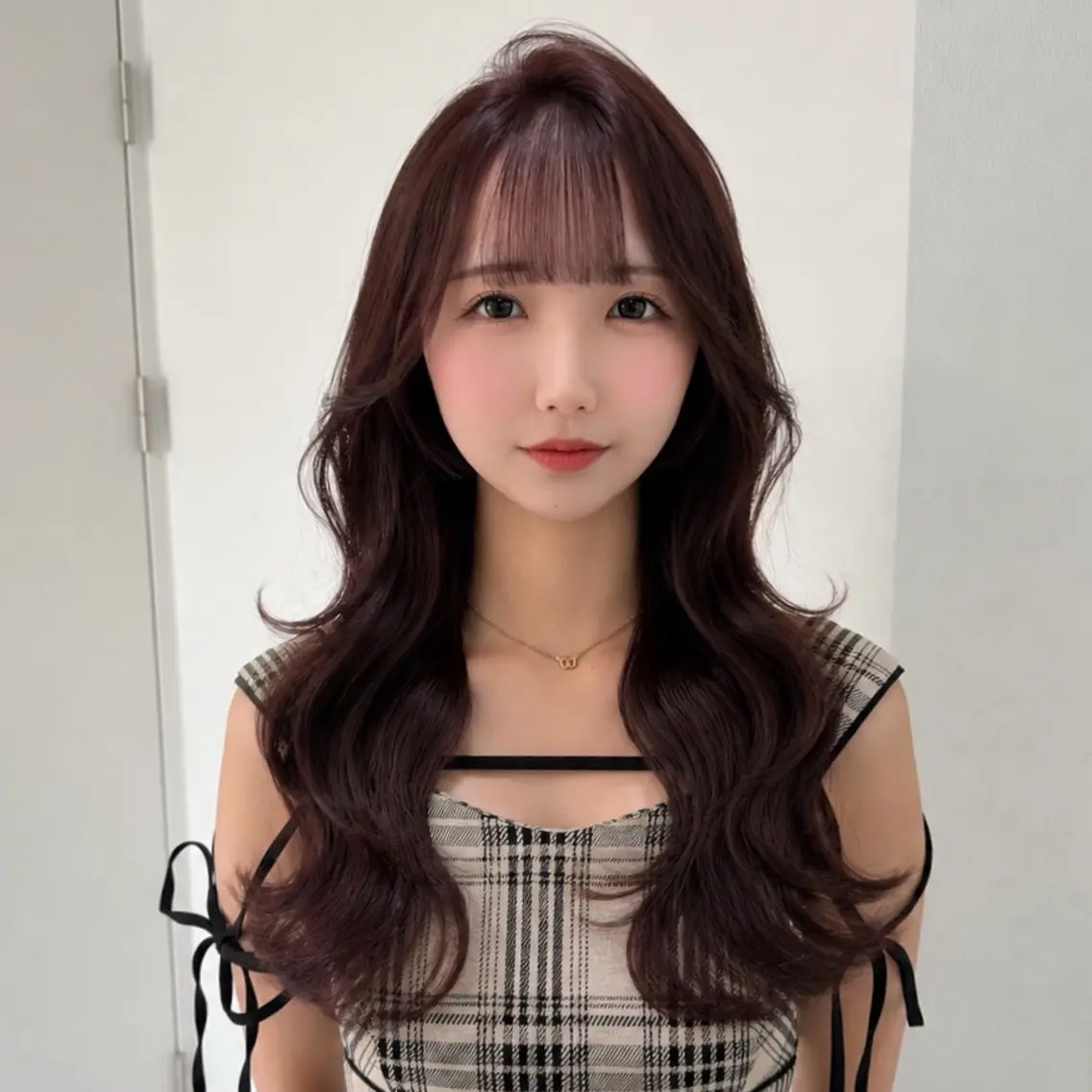 ロング カラー シールエクステ ブラウンカラー ピンクカラー ピンクブラウン エクステ カット ヘアカラー トリートメント 🔗透明感カラー🔗 エクステ✂️はるちかのヘアスタイル