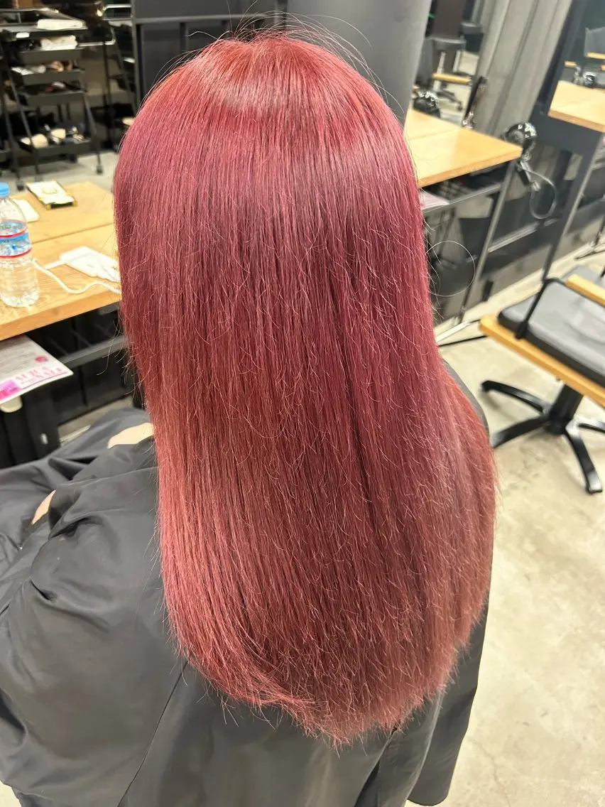 ロング モテヘア 韓国ヘアhikariのヘアスタイル