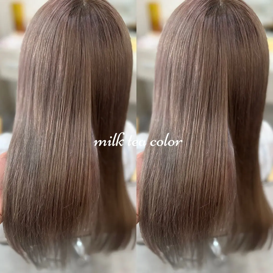 セミロング ヘアカラー トリートメント lovis🧸ゆうあ 🧸/透明感カラーのヘアスタイル