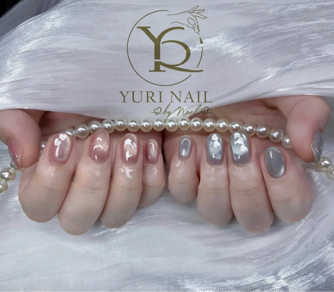 ネイル チークネイル フットネイル フレンチネイル グラデーション キラキラネイル ハンドネイル フットネイル ハンドケア YURI Nail Funabashiのネイルデザイン