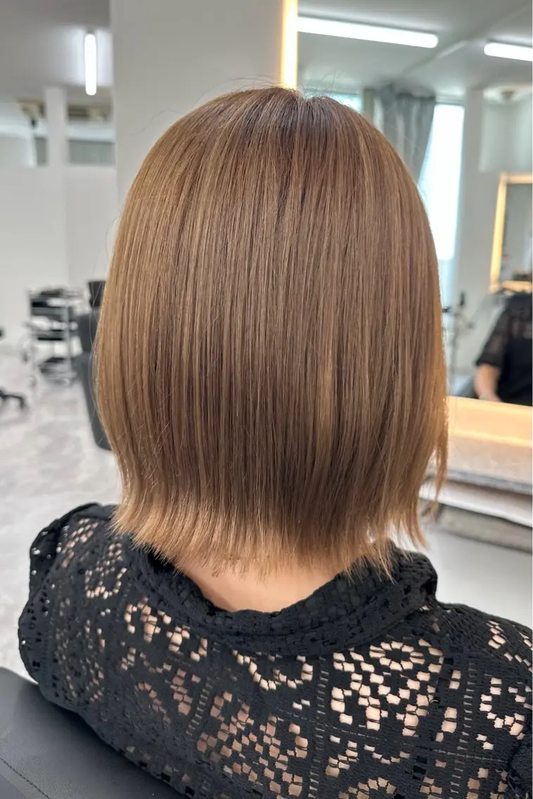 ミディアム カラー カット ヘアカラー 山中麗美 / モデル募集のヘアスタイル