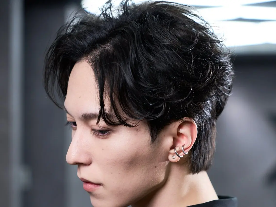 【メンズ限定👦🏻💙】✂️カット✂️+フェザーパーマ🪶+3stepトリートメント✨️の写真