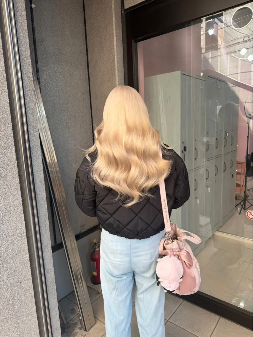 ロング カラー 甘ふわgirly🎀 ハイトーン🤍Ramのヘアスタイル