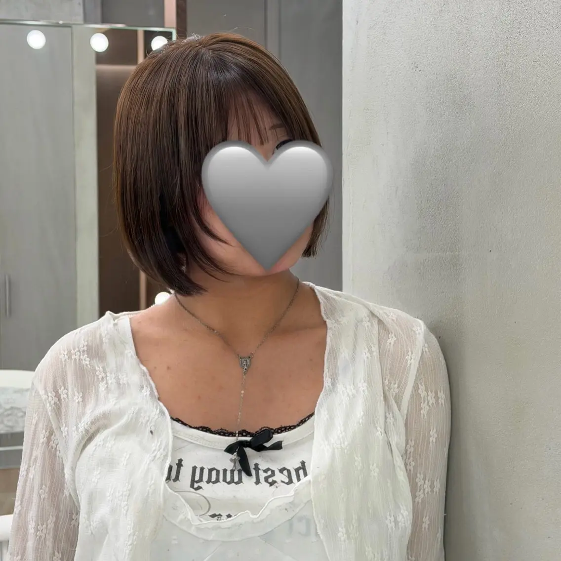 ショート 顔まわりレイヤー 髪質改善 レイヤーカット 縮毛矯正 カット 縮毛矯正 大宮/縮毛矯正/ 韓国レイヤー/修汰のヘアスタイル