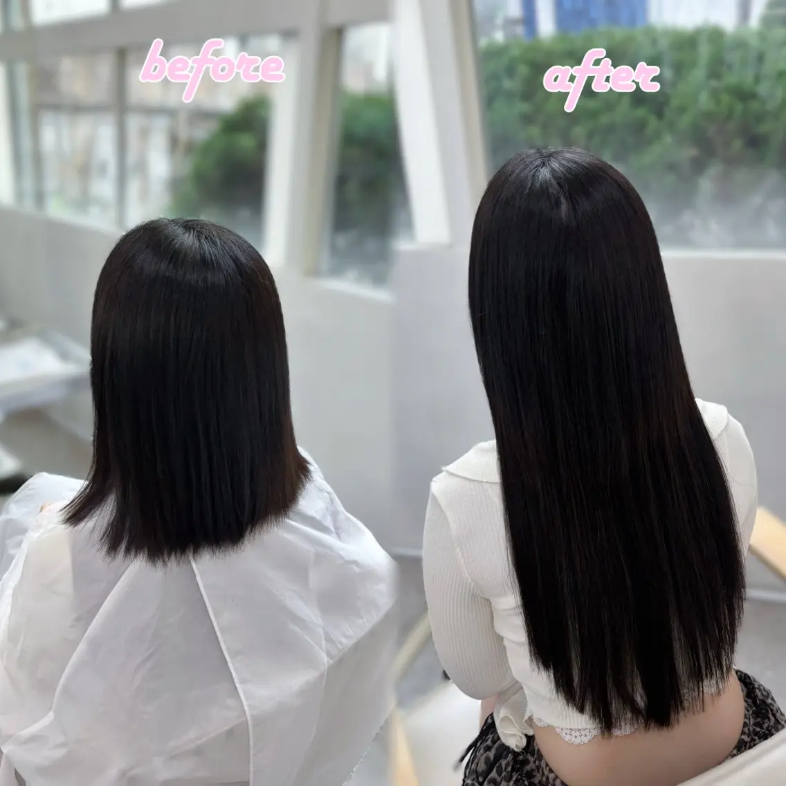 ロング エクステ ロング カット エクステ さくら 🌸エクステのヘアスタイル