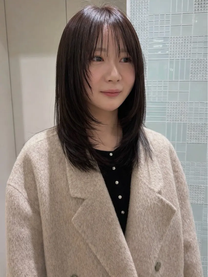 ミディアム ミディアムレイヤー レイヤーカット 畠野Hatano /メンズ/ボブのヘアスタイル