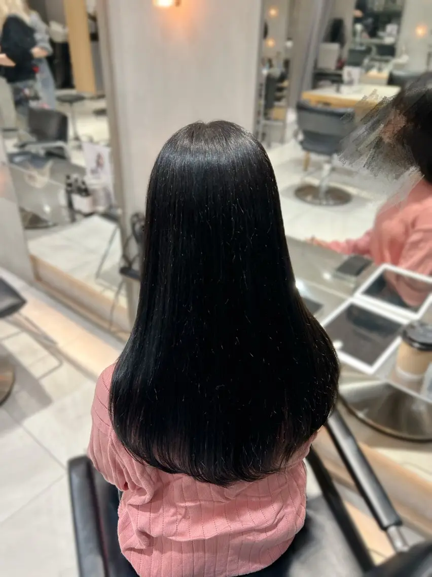 ロング カット ヘアカラー 艶カラー /kokona🤍のヘアスタイル
