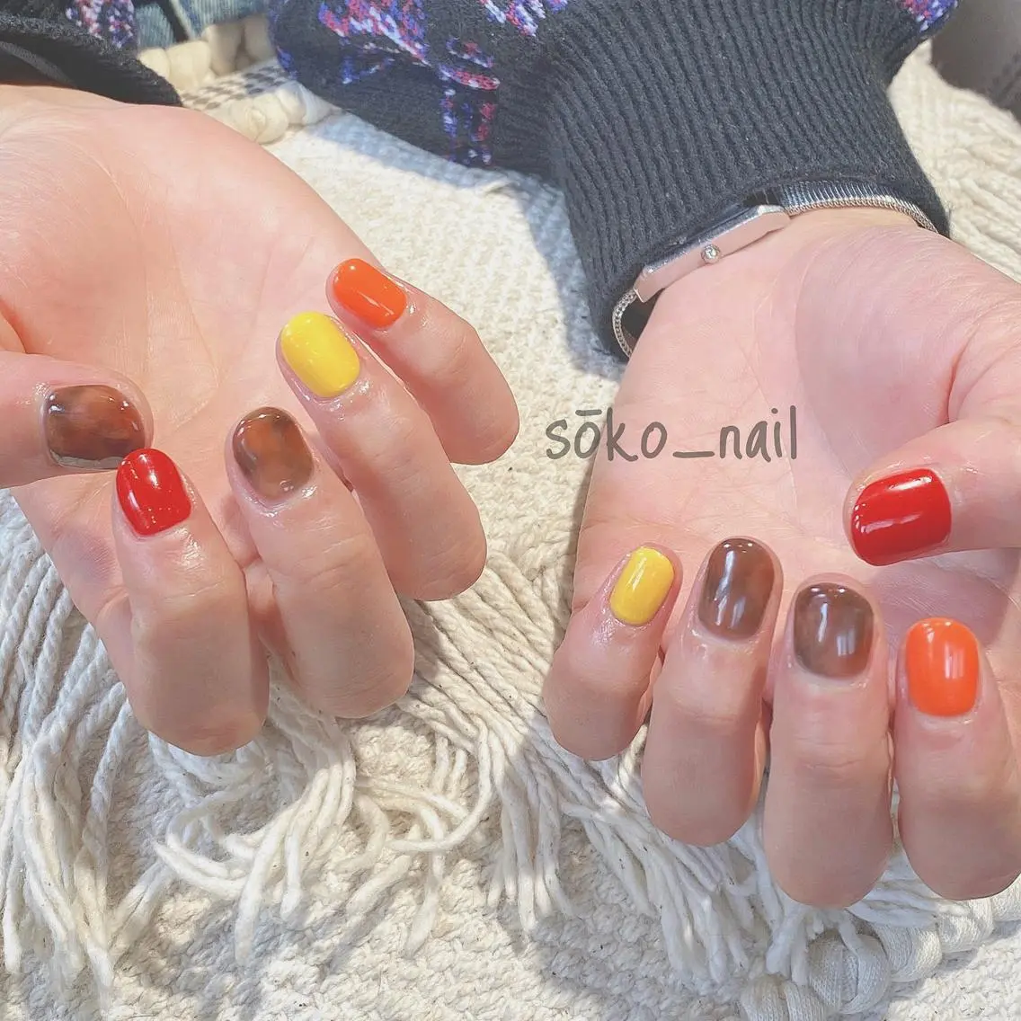 ネイル ハンドネイル megu  / sōko nailのネイルデザイン