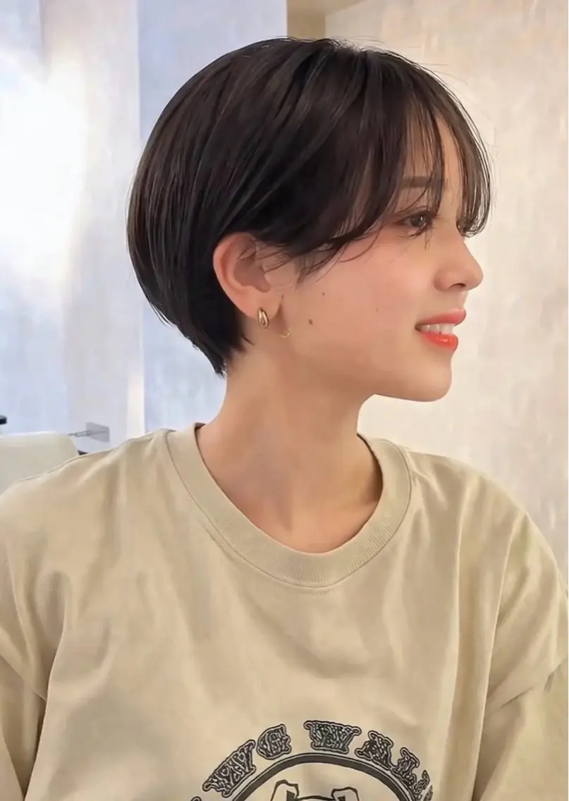 ショート カラー ヘアアレンジ キッズ ショートヘア 栄💗レイヤー｜ショ ートカット｜haruのヘアスタイル