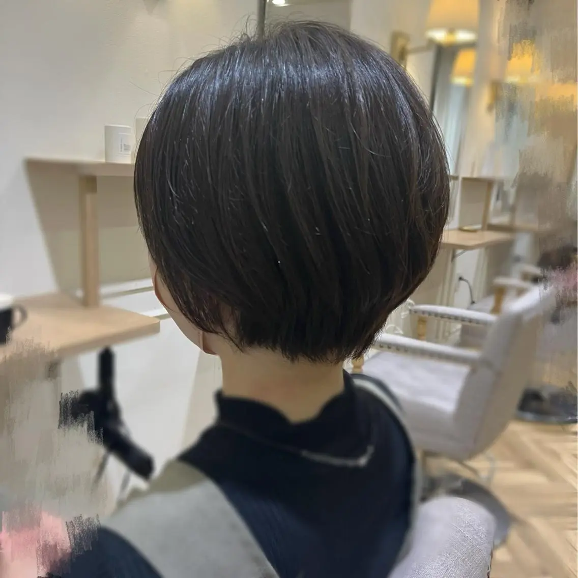 ショート カット ヘアカラー 韓国ﾍｱ&ｼｮｰﾄ ボブ💜桑原のヘアスタイル