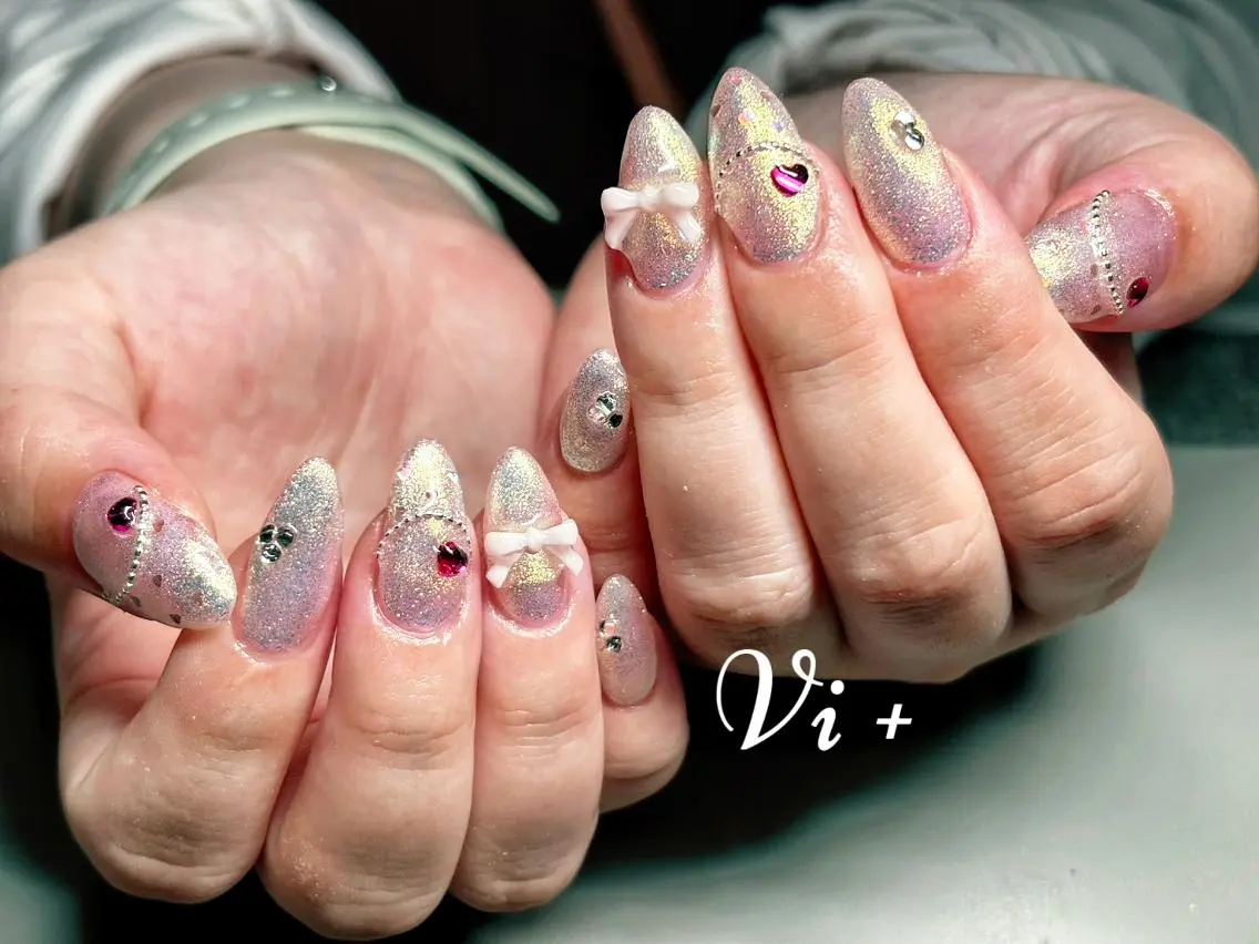 ネイル ハンドネイル ✨Nailsalon Vi+ビィプラスのネイルデザイン