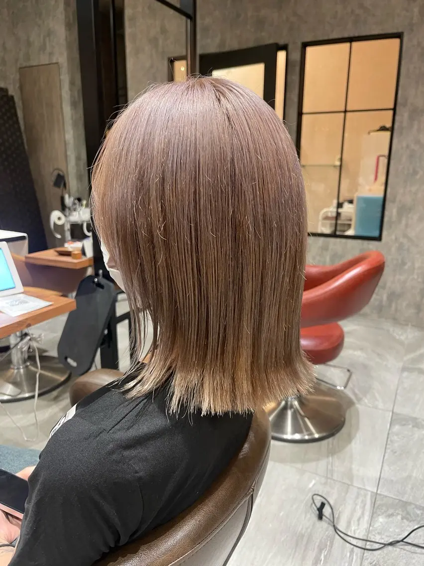 カラー ベージュカラー ヘアカラー 池田 雅宏のヘアスタイル