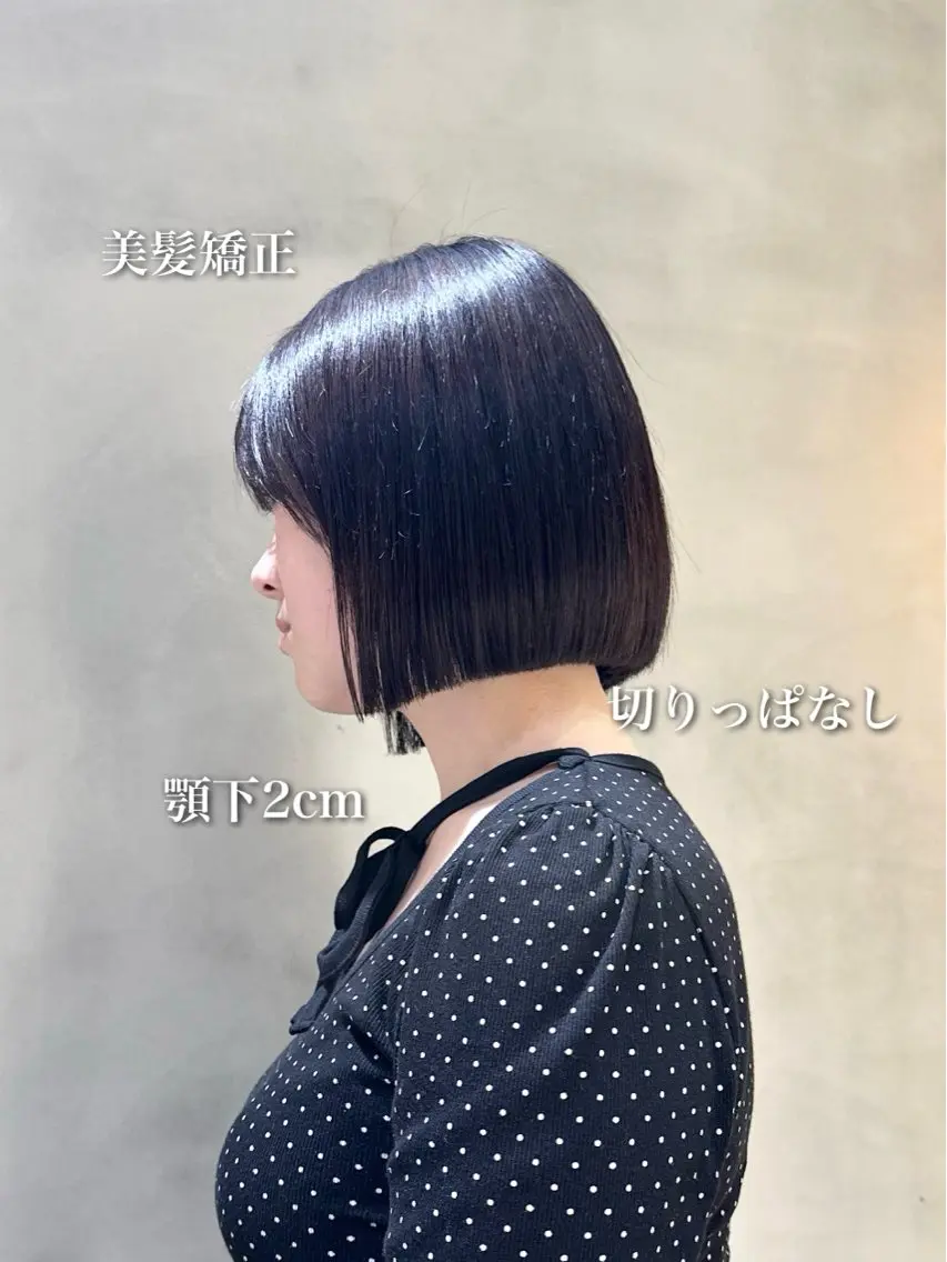 ショート カット 縮毛矯正 トリートメント ボブ/レイヤー/髪質 改善/縮毛矯正/銀座のヘアスタイル