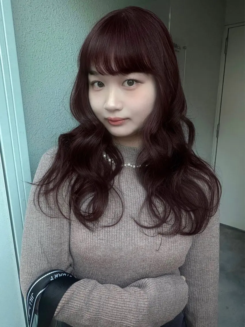 ロング ヘアカラー siki yuikaのヘアスタイル