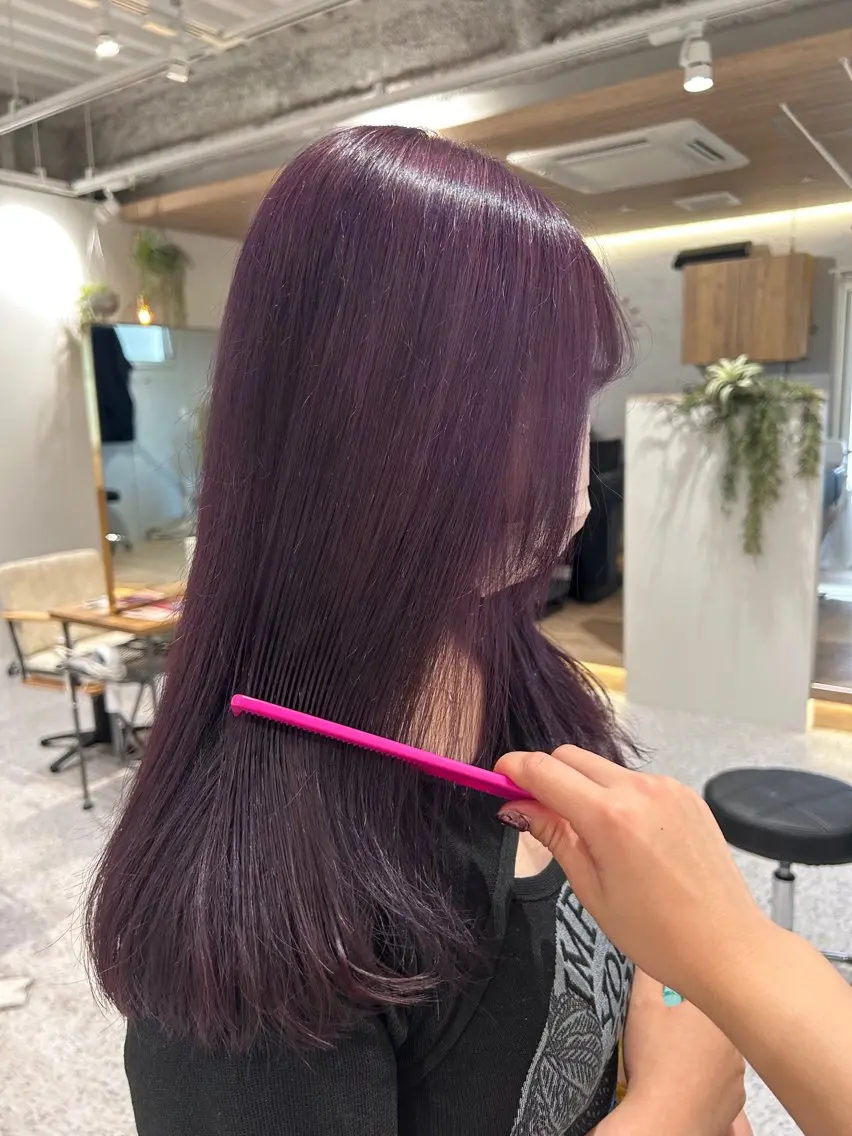 ロング ヘアカラー hair&eye🎀 /momoKaのヘアスタイル