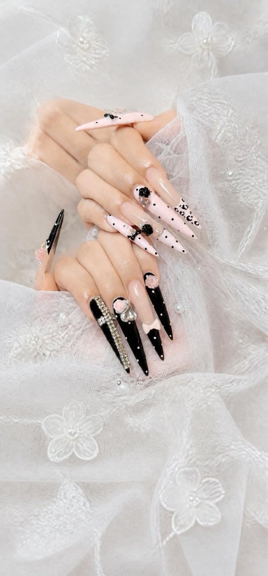 ロング 韓国風ヘア ロング ハンドネイル ハンドケア CHIBI NAIL SALON 船橋のネイルデザイン
