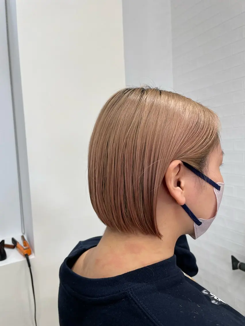 ショート ボブ カット トリートメント 宮本 祥生のヘアスタイル