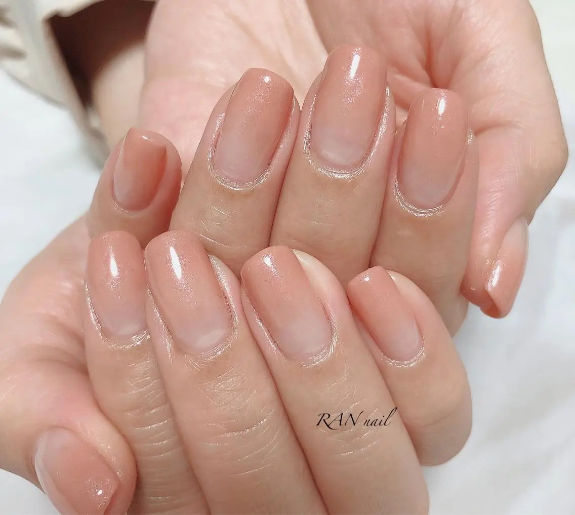 ネイル フットネイル グラデーション オフィスネイル ピンク 春ネイル ハンドネイル フットネイル RAN nailのネイルデザイン