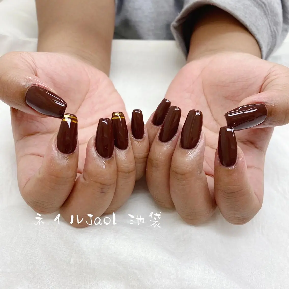 セミロング ネイルJaol 池袋のネイルデザイン