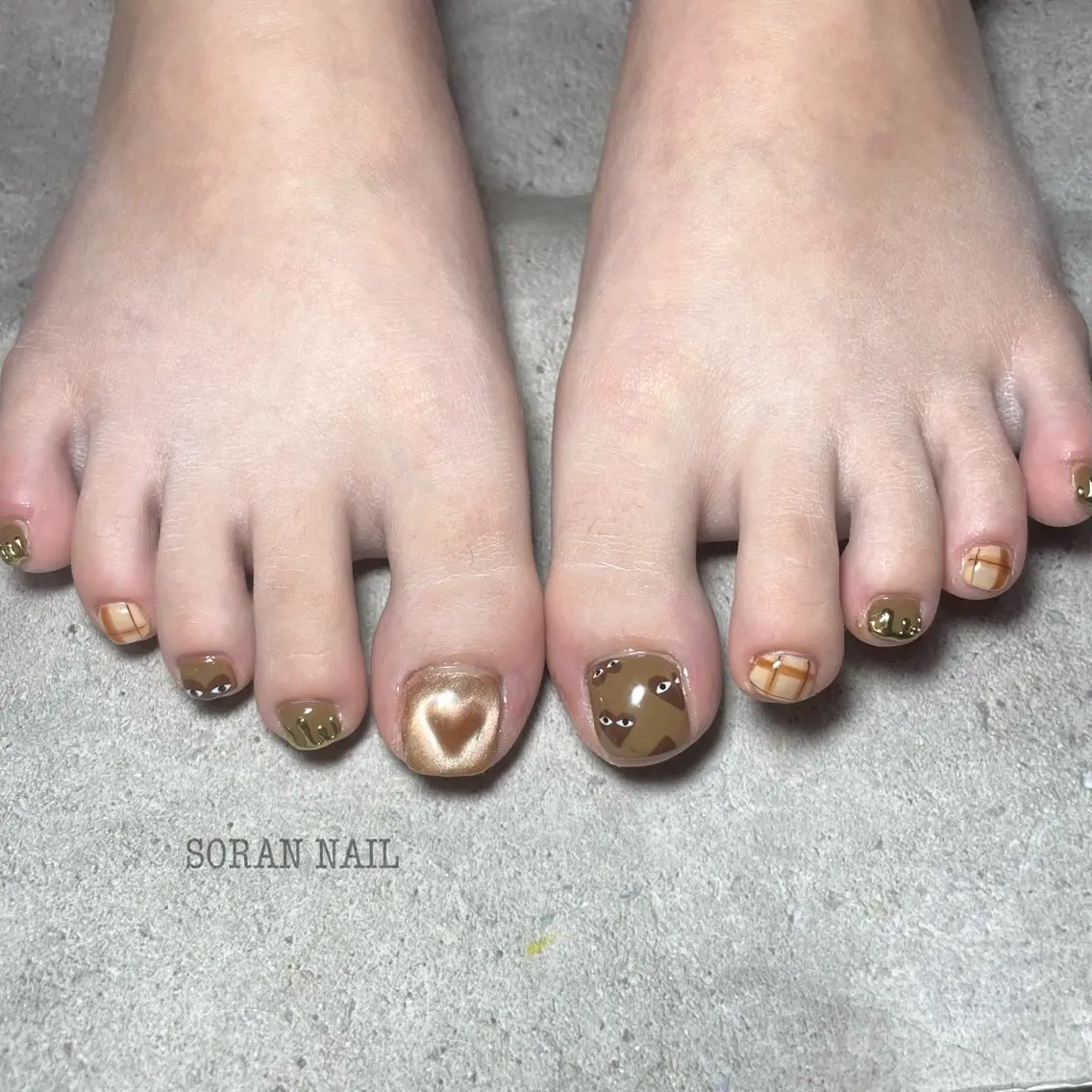 ネイル フットネイル soran nailのネイルデザイン