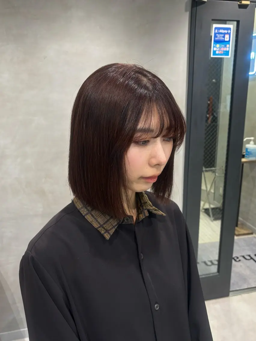 ショート カラー ブラウンカラー ヘアカラー 🤍艶モテカラー♡ ブラウン🤍Rimiのヘアスタイル