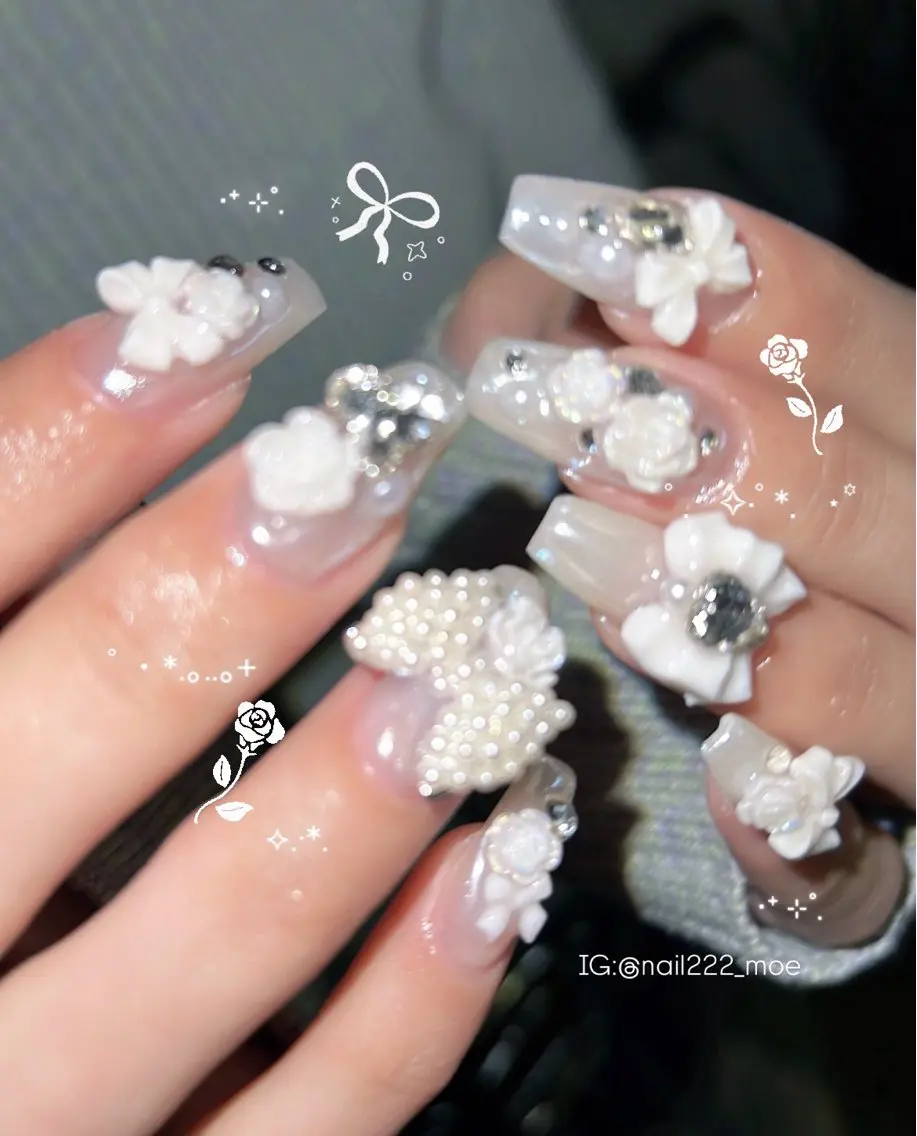 ネイル ハンドネイル ⟡.*222⋰˚☆ MöEのネイルデザイン