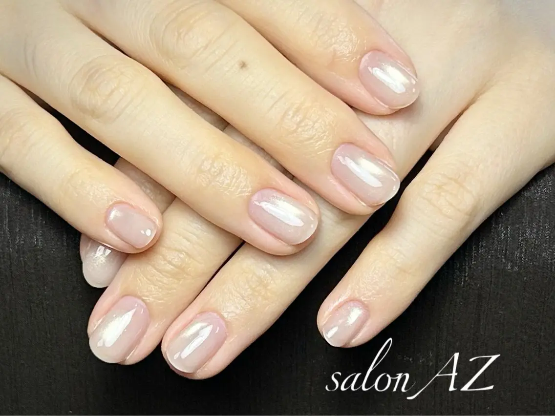 ネイル アートネイル フットネイル フレンチネイル マグネットネイル 持ち込み ハンドネイル salonAZ Miaのネイルデザイン