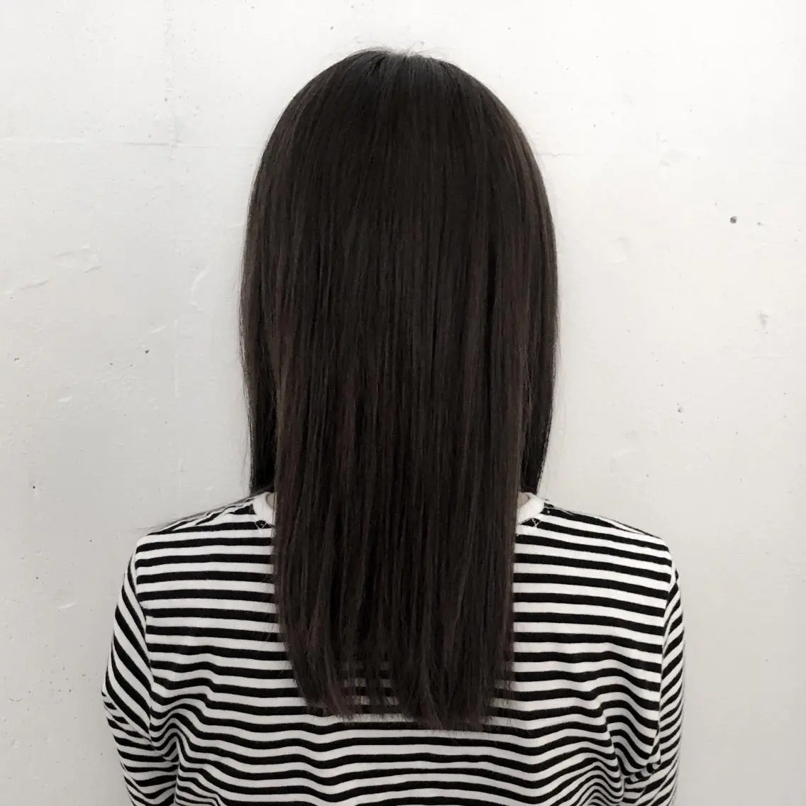 セミロング パーマ カット 縮毛矯正 トリートメント トミタ アツシのヘアスタイル