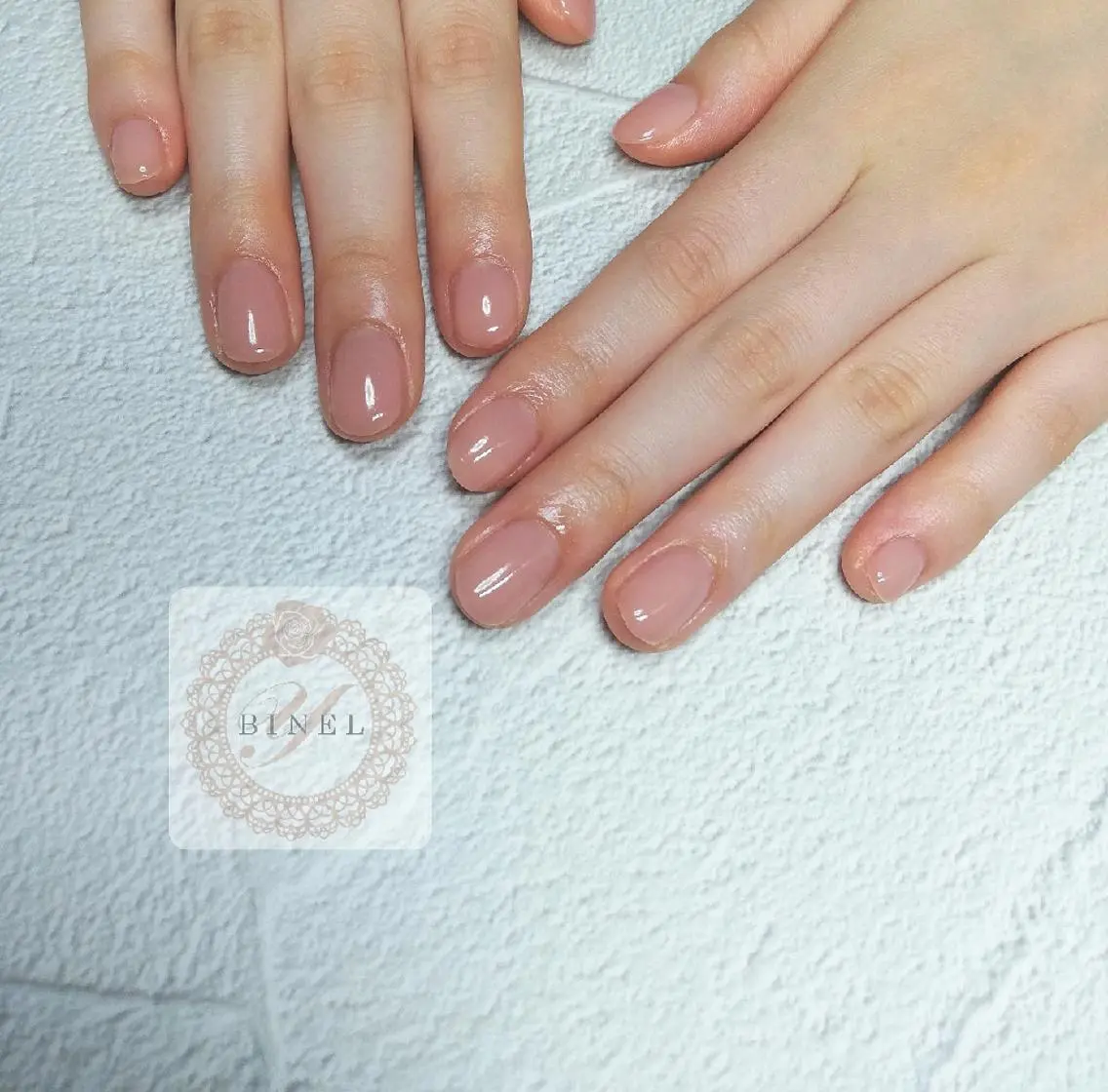 ネイル ワンカラーネイル ハンドネイル Nail Salon Y.BINELのネイルデザイン