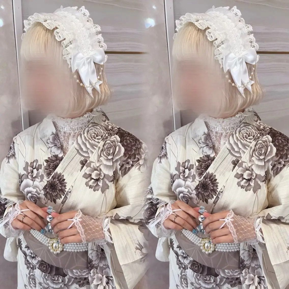 ♡🎐着付け＋ヘアセット🎐♡の写真