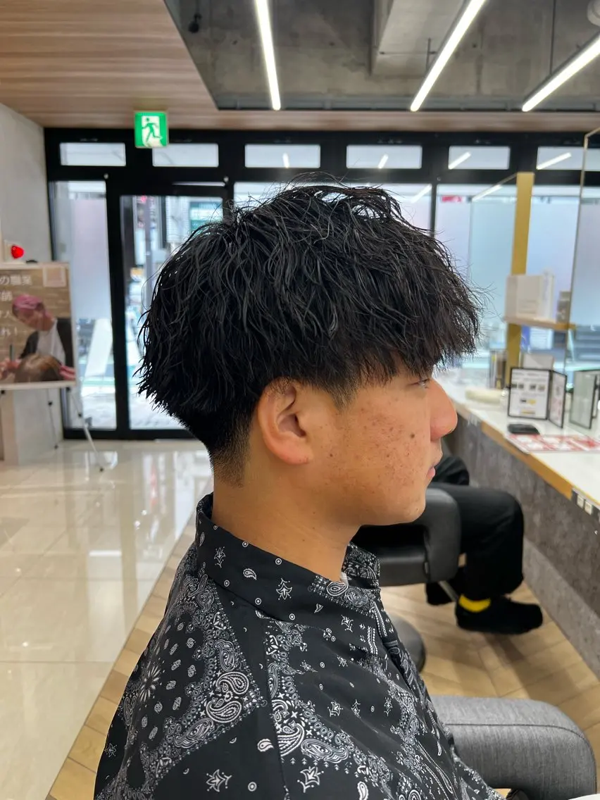 ショート パーマ 🏅メンズ特化 ヤマクラ タイキのヘアスタイル