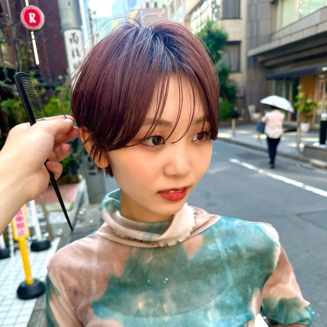 ショート カット ヘアカラー 骨格診断で絶対可愛い ✨丸みショート✨凌弥のヘアスタイル