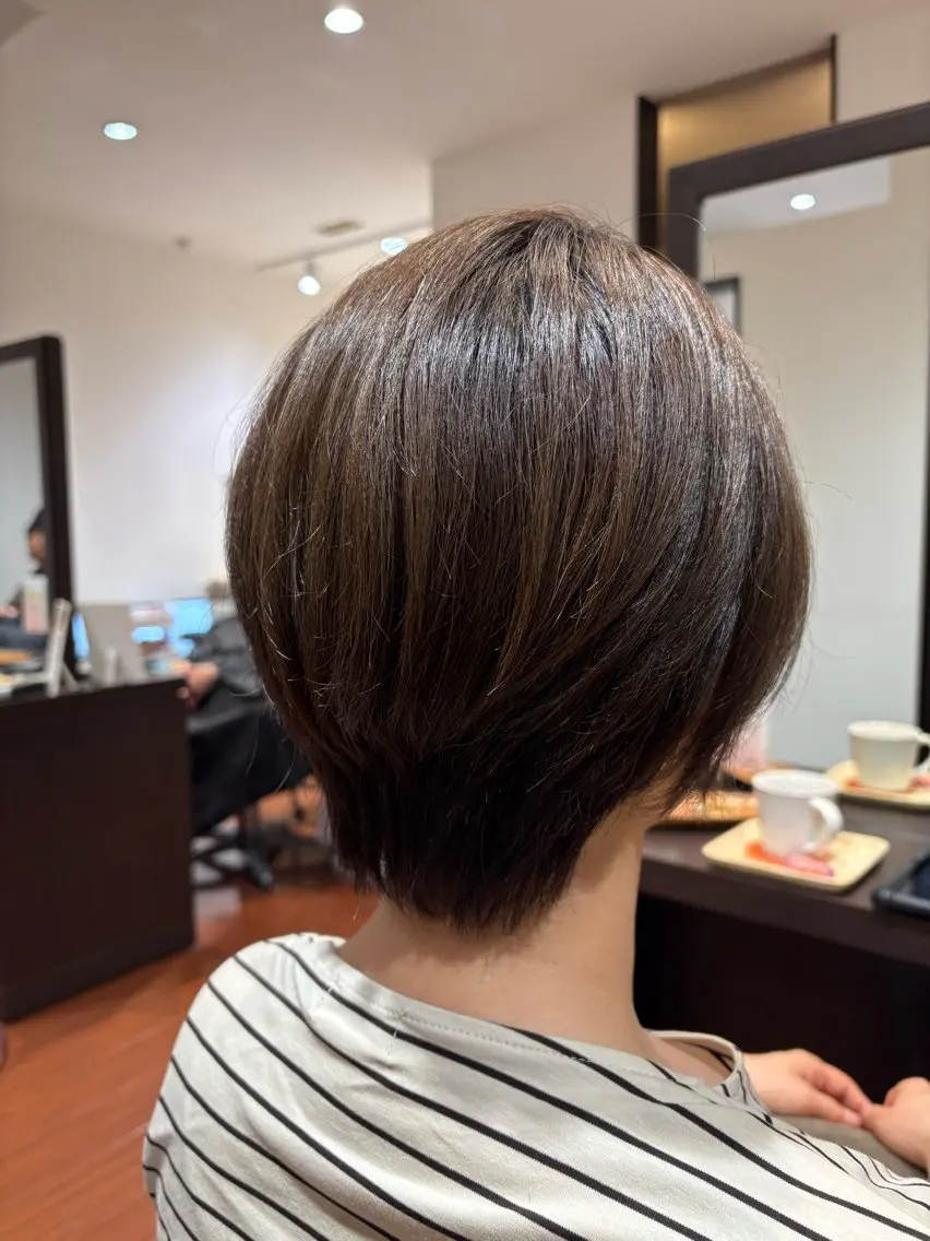 ショート アッシュ カット ヘアカラー 💜堀 有紀💜のヘアスタイル