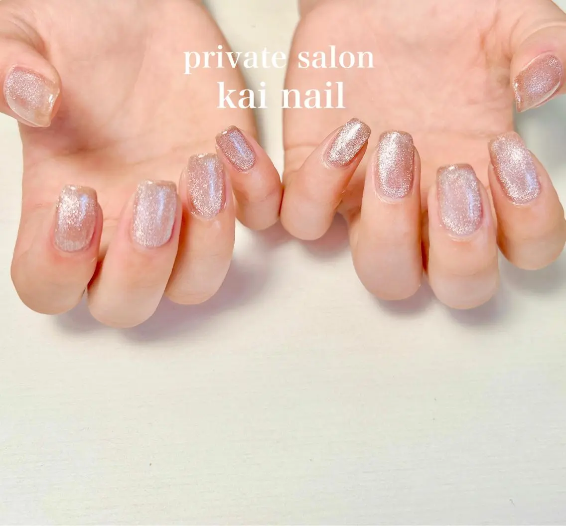 ネイル フレンチネイル ジェルネイル マグネットネイル ミラーネイル ニュアンスネイル Kai nail Mayukoのネイルデザイン