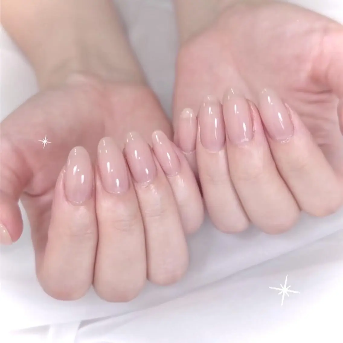 【オフなし】🫧🎀ハンドシアーカラー／パラジェル＋550円 スキンカラーシアーカラー限定 ⚠︎︎メニュー変更不可の写真
