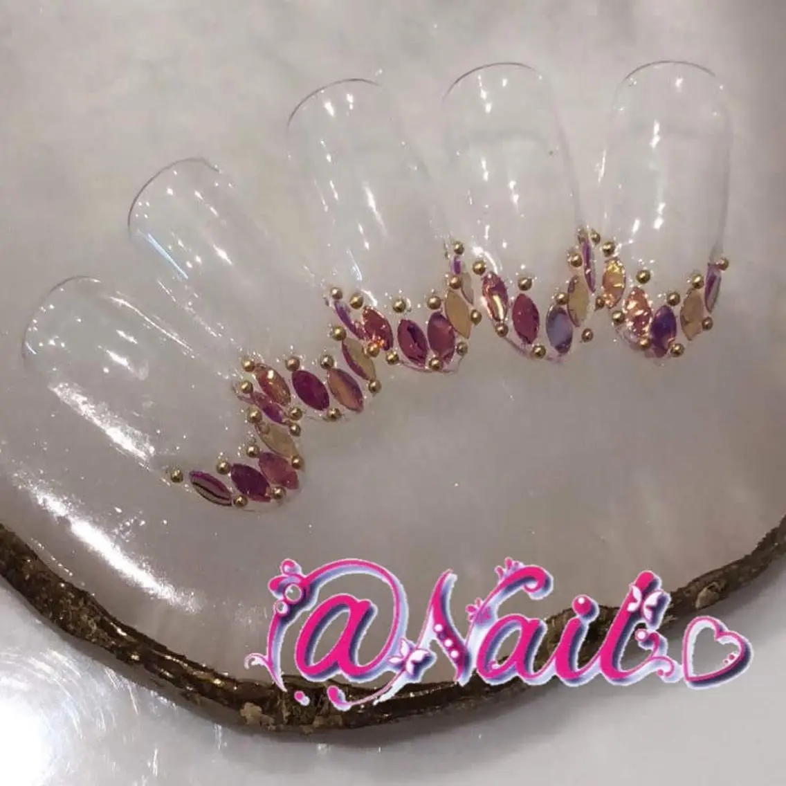 ネイル ネイルチップ 小尾 栞のネイルデザイン