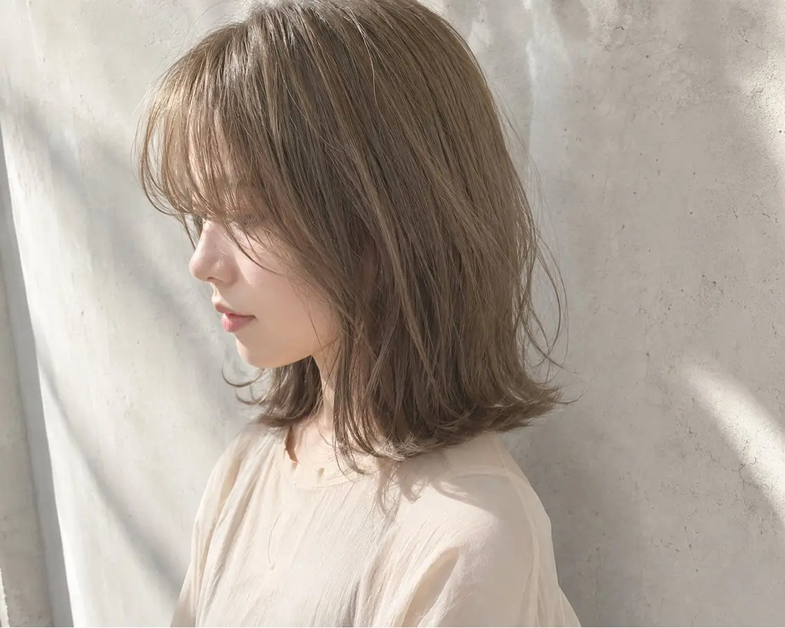 ミディアム ヘアカラー ユウタ/無料 縮毛矯正モデル募集中のヘアスタイル