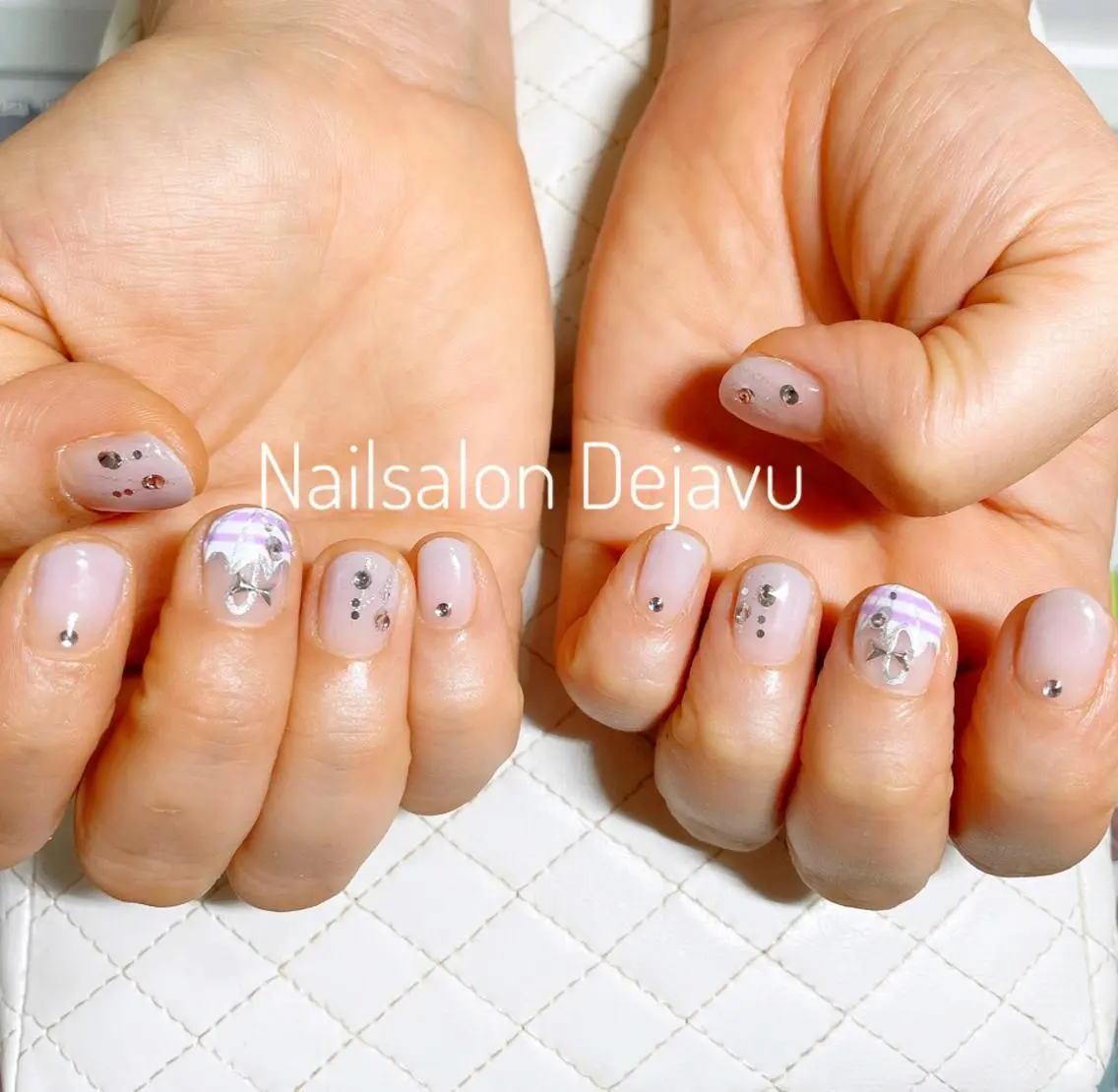 ネイル アートネイル ジェルネイル シンプルネイル ハンドネイル Nail salon Dejavu 🌿のネイルデザイン