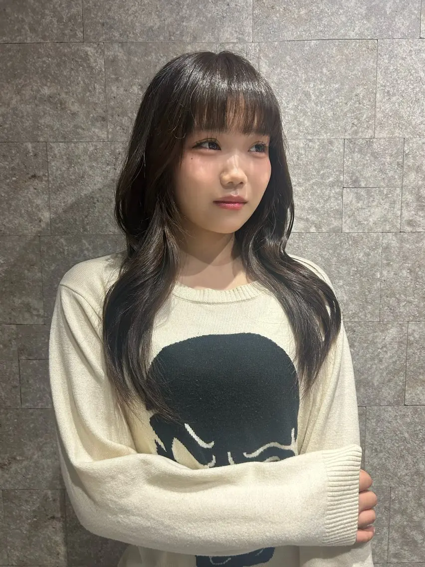 ロング ヘアカラー トリートメント カラーモデル募集中 ✨hinahaのヘアスタイル