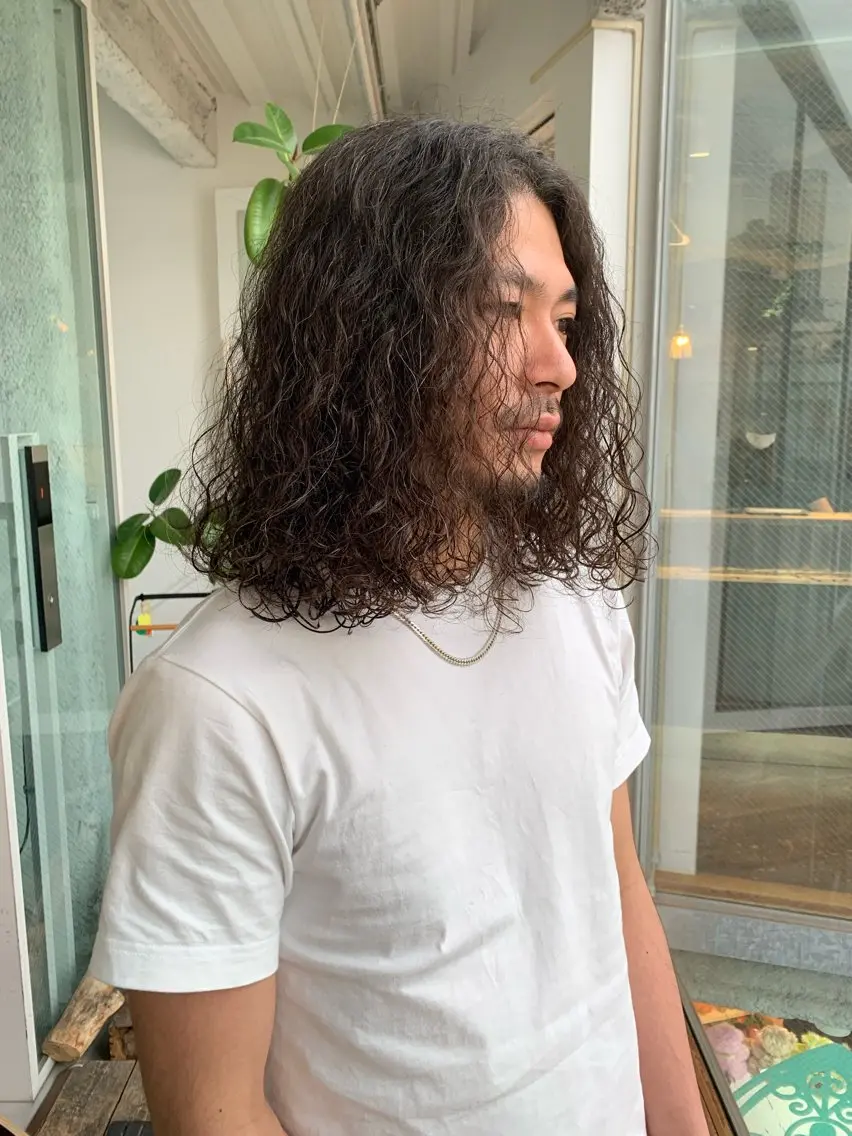 メンズ 🌈カーリーヘア/ 金子洸樹のヘアスタイル