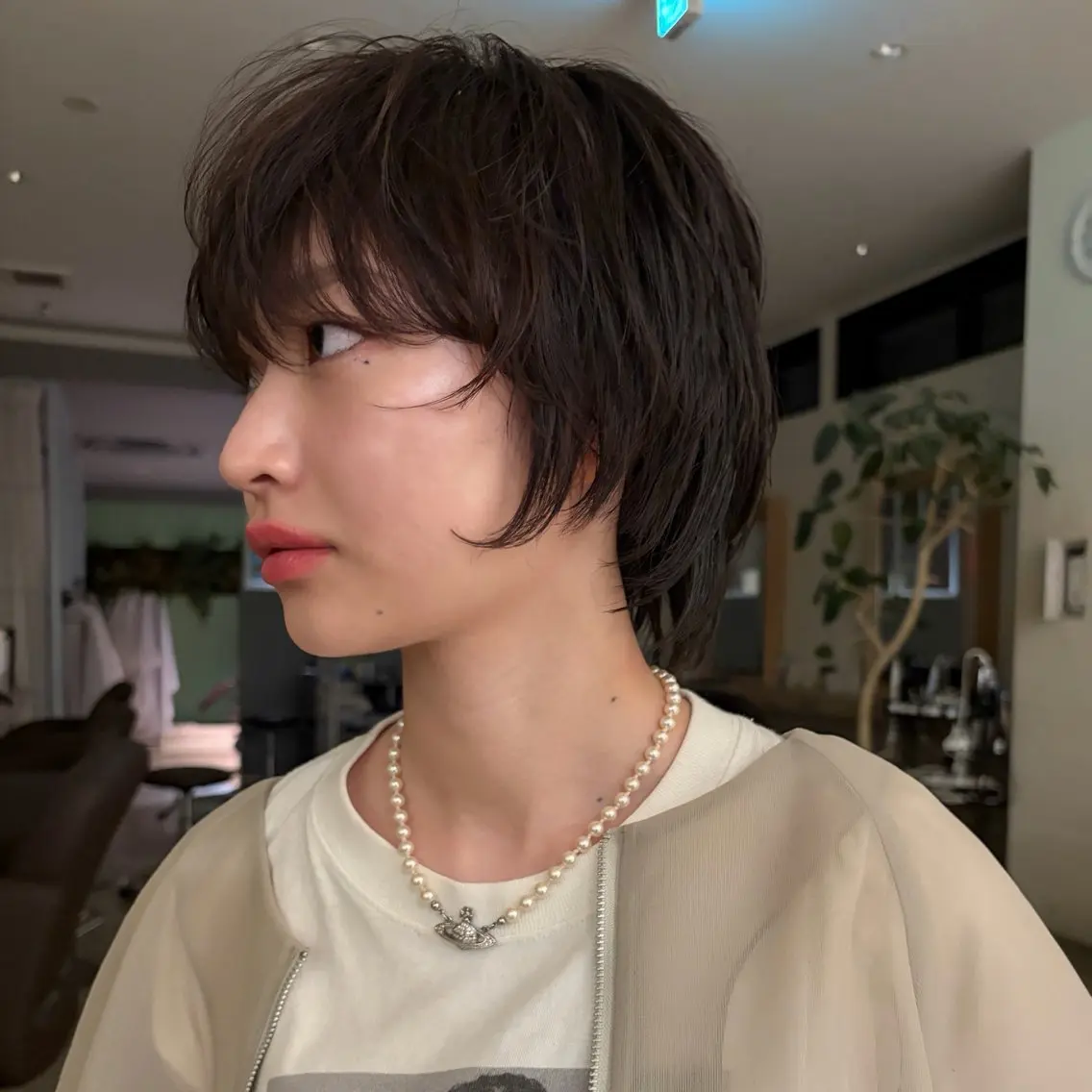 ショート パーマ ショートヘア ニュアンスパーマ カット パーマ 入江温大|パーマ・ ボブパーマ|大名のヘアスタイル