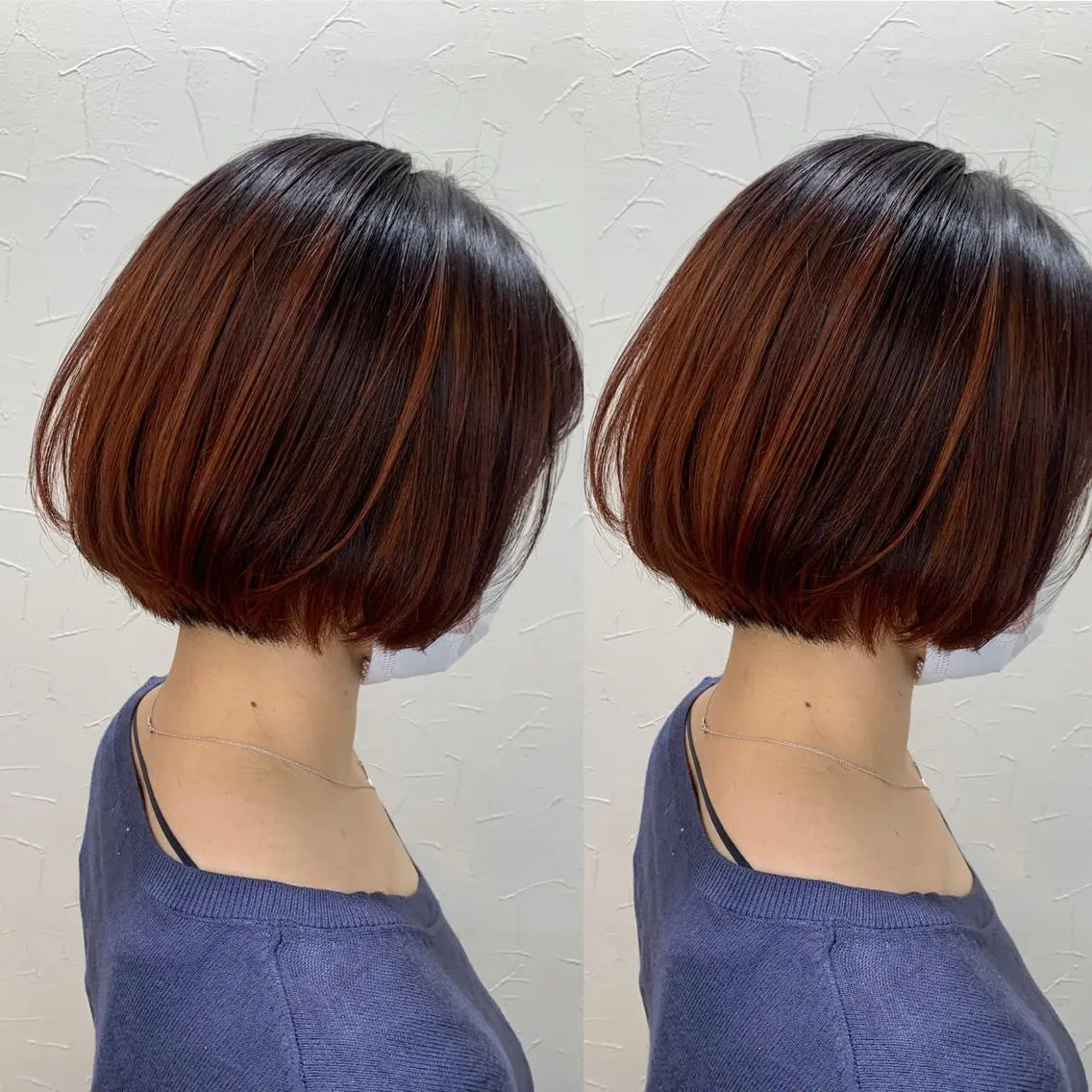 ミディアム ボブ カット ヘアカラー トリートメント お悩み、似合わせ提案 将真のヘアスタイル
