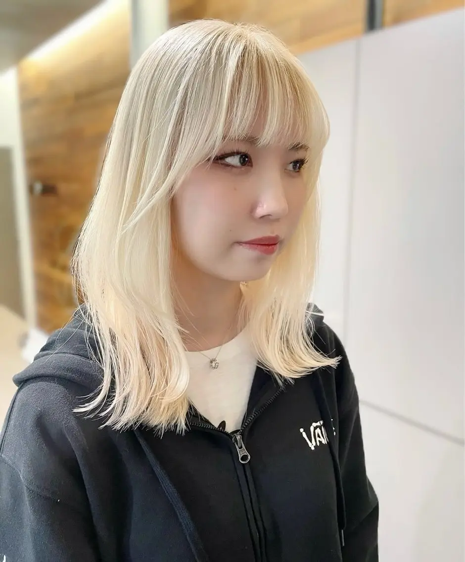 ミディアム ヘアカラー トリートメント 北村 未来のヘアスタイル